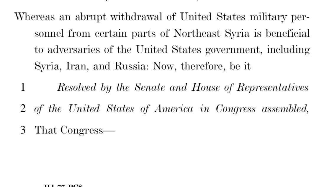 That’s right.354 bipartisan members of the House of Representatives agree that Trump’s actions gave aid to the enemy.That is the Constitutional definition of treason./17