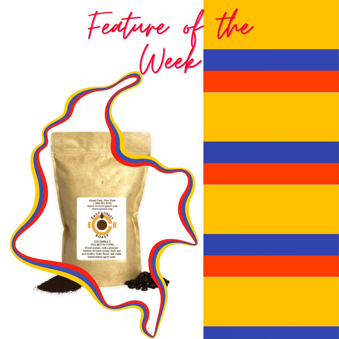 WE CONTINUE TO TAKE YOU AROUND THE 🌎 NEXT COFFEE STOP....COLOMBIA U! 🇨🇴 
FLORAL AROMAS, WITH A PLEASANT BALANCE BETWEEN CREAMY BODY AND NICE ACIDITY, FRUITY FLAVOR, AND SLIGHT HERBAL ALMOST SPICY NOTES.

ORDER TODAY! ECROAST.COM .