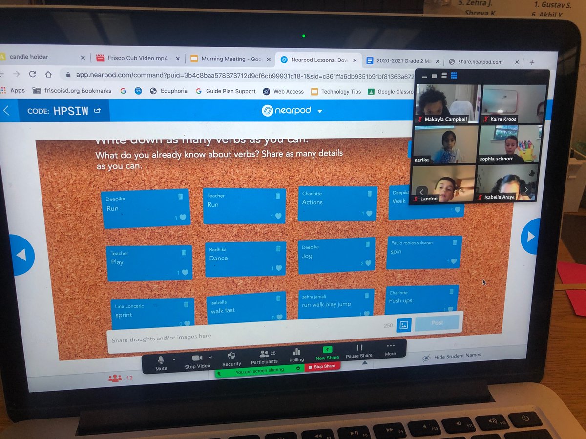 MsSanders2nd's tweet photo. Tried out Nearpod for the first time this morning!! It was so fun to watch their faces as their classmates work popped up on the screen! 🤩🤩 https://t.co/sKPUTLAgrD