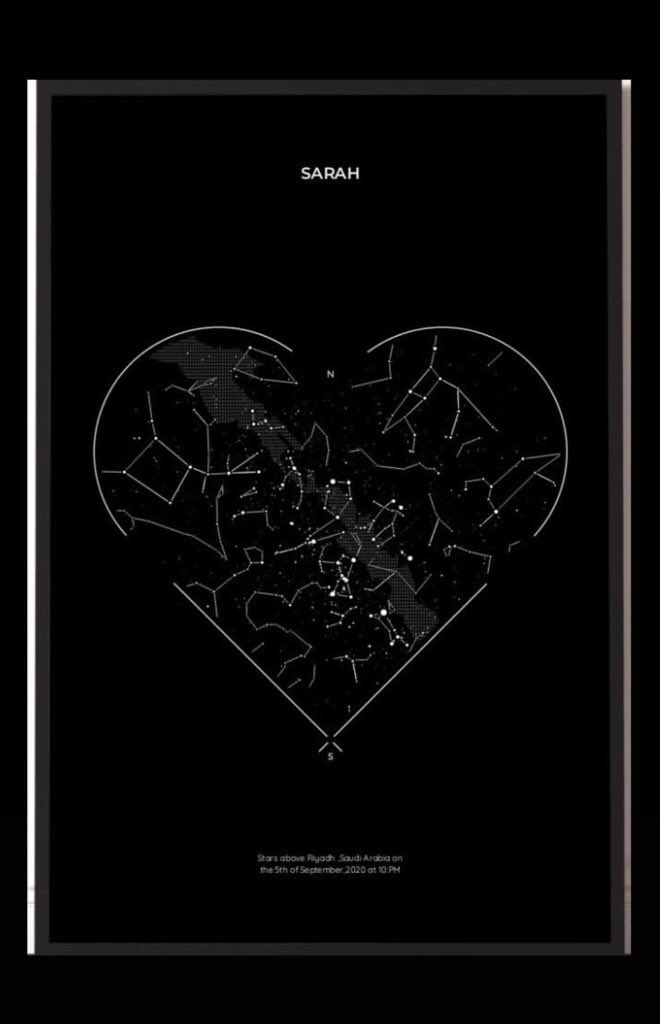 Stars_map2's tweet photo. نضمن لكم فكرة تقديم هدايا مميزة ومبتكرة وغير مكرره ابداً🤩نتمنى دعمكم يااصدقاء🌌💙
لوحة لخريطه النجوم في تاريخ معين من اختياركم مع عباراتكم المفضلة.
حسابنا بالانستقرام لمزيد من الصور:
https://t.co/8OdzVWUFa5…
-مسجلين بمعروف💙 https://t.co/uTFQcjG9UE