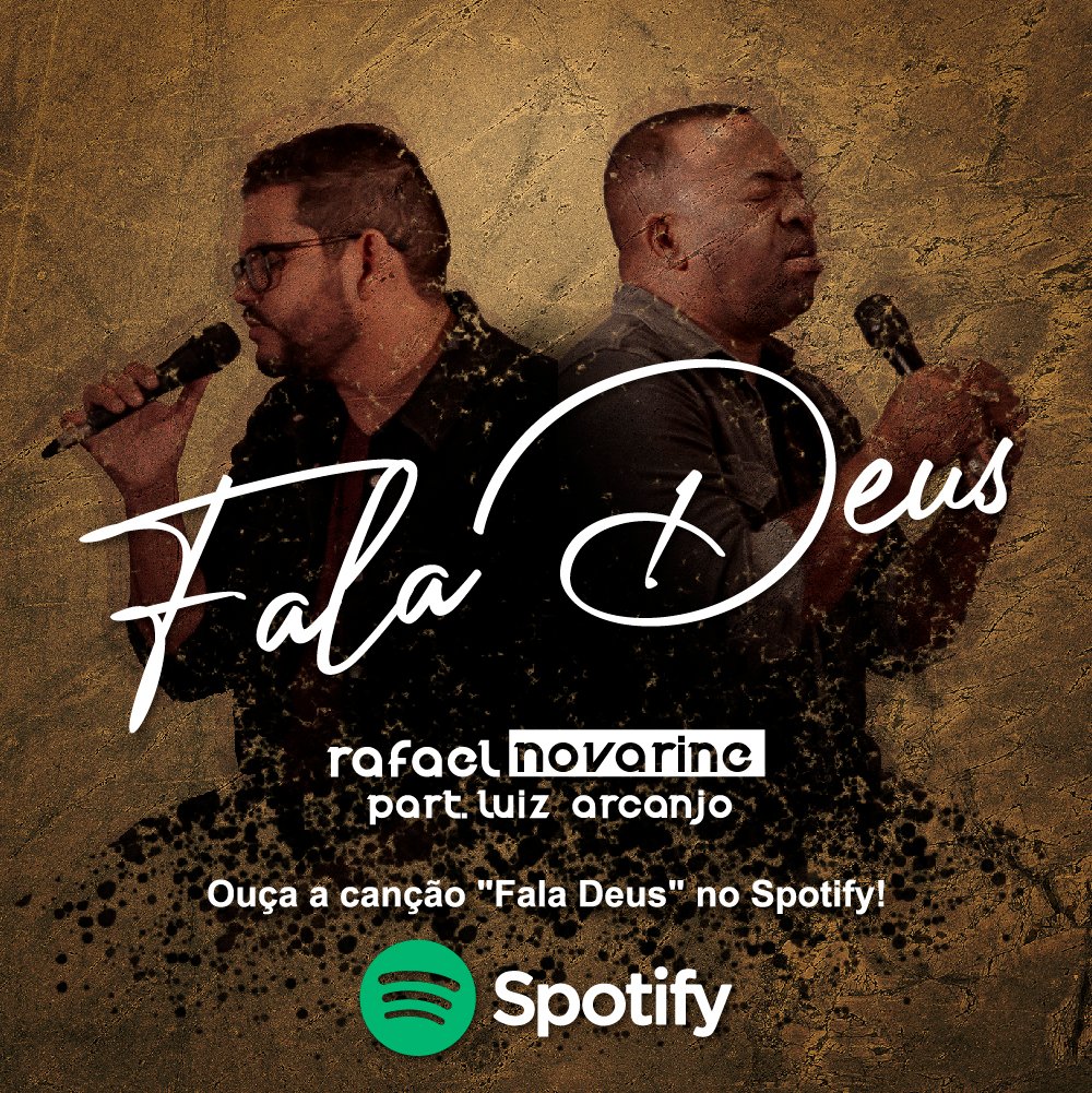 ⏏️🎧 Ouça a canção "Fala Deus" feat. <a href="/Luiz_Arcanjo/">Luiz Arcanjo</a> no Spotify: orcd.co/faladeus <a href="/RAFAELNOVARINE/">RAFAEL NOVARINE</a>