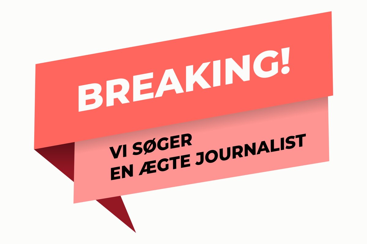 Vi søger en journalist, der har sans for den menneskelige fortælling, der går lige i maven, og den kontante nyhed, der sætter dagsordenen. 

Du kan få de gode historier til at leve i stærke tekster, podcasts og øvrige journalistiske produkter: leadagency.dk/2020/09/09/bre…

#jobdk
