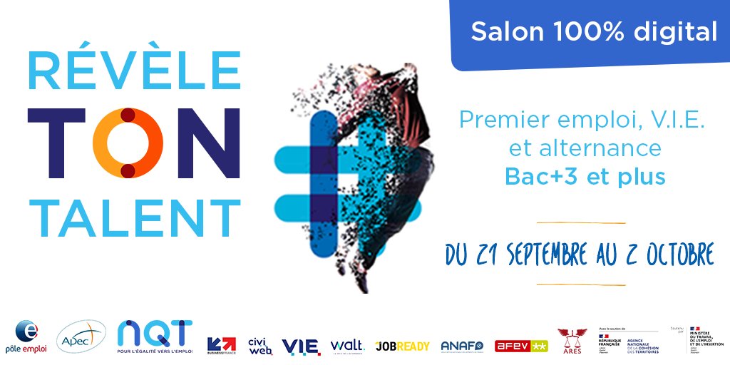 #Entreprises et recruteurs en recherche de #jeunes talents ? 🚨Plus que 2 jours pour vous inscrire au forum virtuel Révèle ton talent❗Participation gratuite🆓
Inscriptions ➡ swll.to/soem8Id 
#emploi #alternance #1jeune1solution #lafranceunechance