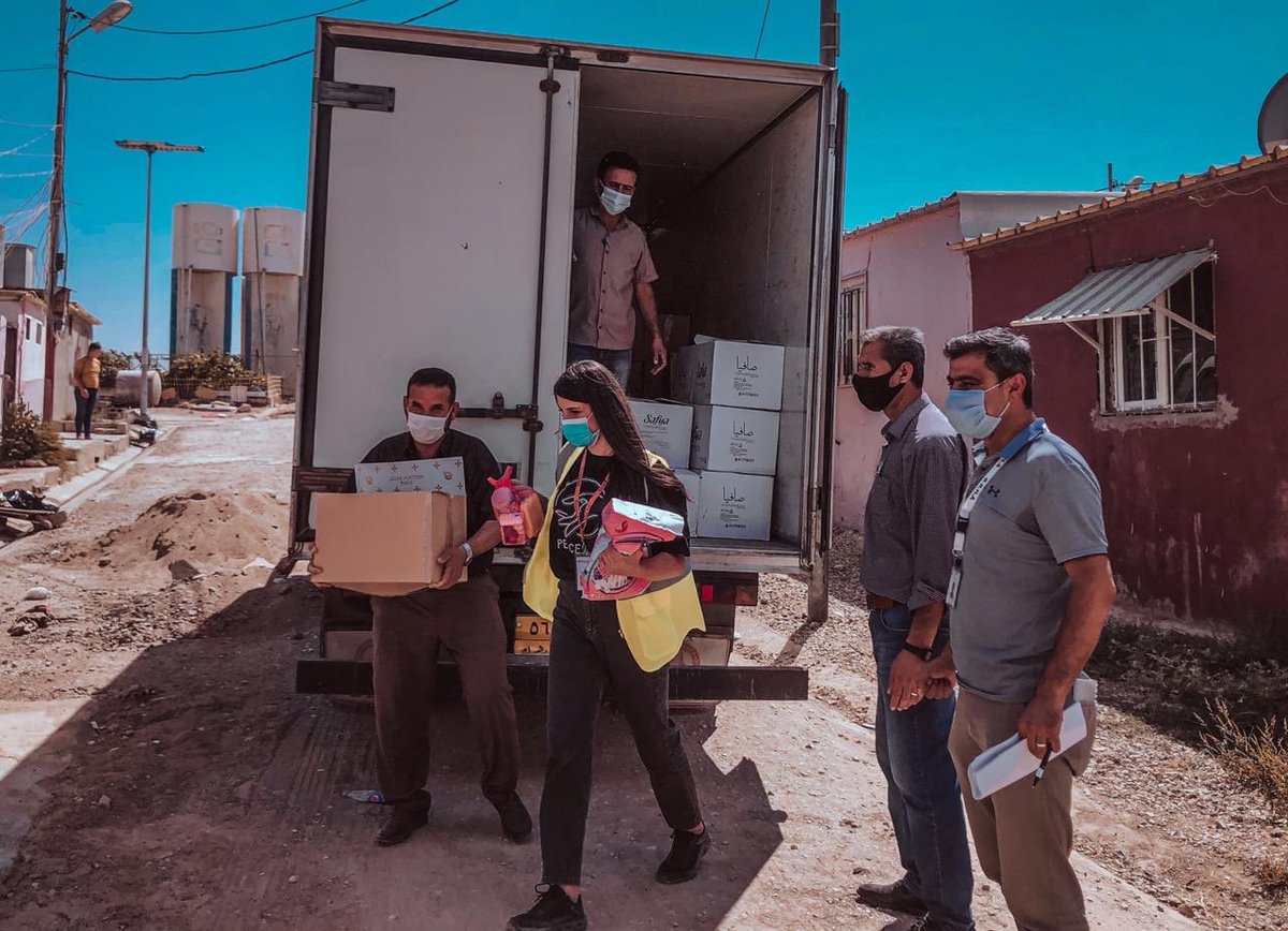 Emergency Refugee Support. In last 24 hours we have delivered over 40 TONNES of food to the #Syrian refugees in following camps in Kurdistan : #Bardarash #Domiz1 #Moaaskar #Zakho & #VarCity ! @undpiniraq @WFP_Iraq @ukinerbil @KRG_UK @FahmiSozan