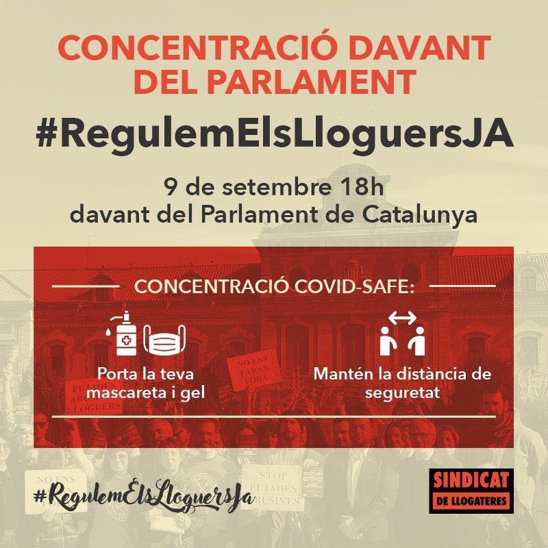 ConfluenciaJove's tweet photo. ‼️ Avui el Parlament vota la #RegulemPreusDelLloguer, aquí t'expliquem alguns dels motius per anar a la mani convocada per @SindicatLloguer ⬇️ https://t.co/IDnDzAwqEo