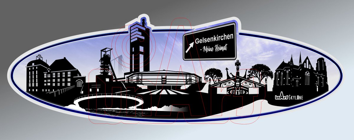 DesignUnart's tweet photo. #Skyline #Aufkleber #Gelsenkirchen jetzt bestellen https://t.co/IvjLDbtflJ https://t.co/L5W4gk7Y3B