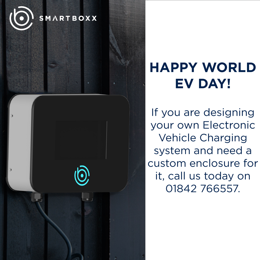 Happy World EV Day!

If you are designing your own Electronic Vehicle Charging system and need a custom enclosure for it, call us today on 01842 766557.

#ev #evcharging #vehiclecharging #customenclosures #customvehiclechargingenclosures #smartboxx #worldevday2020 #WorldEVDay