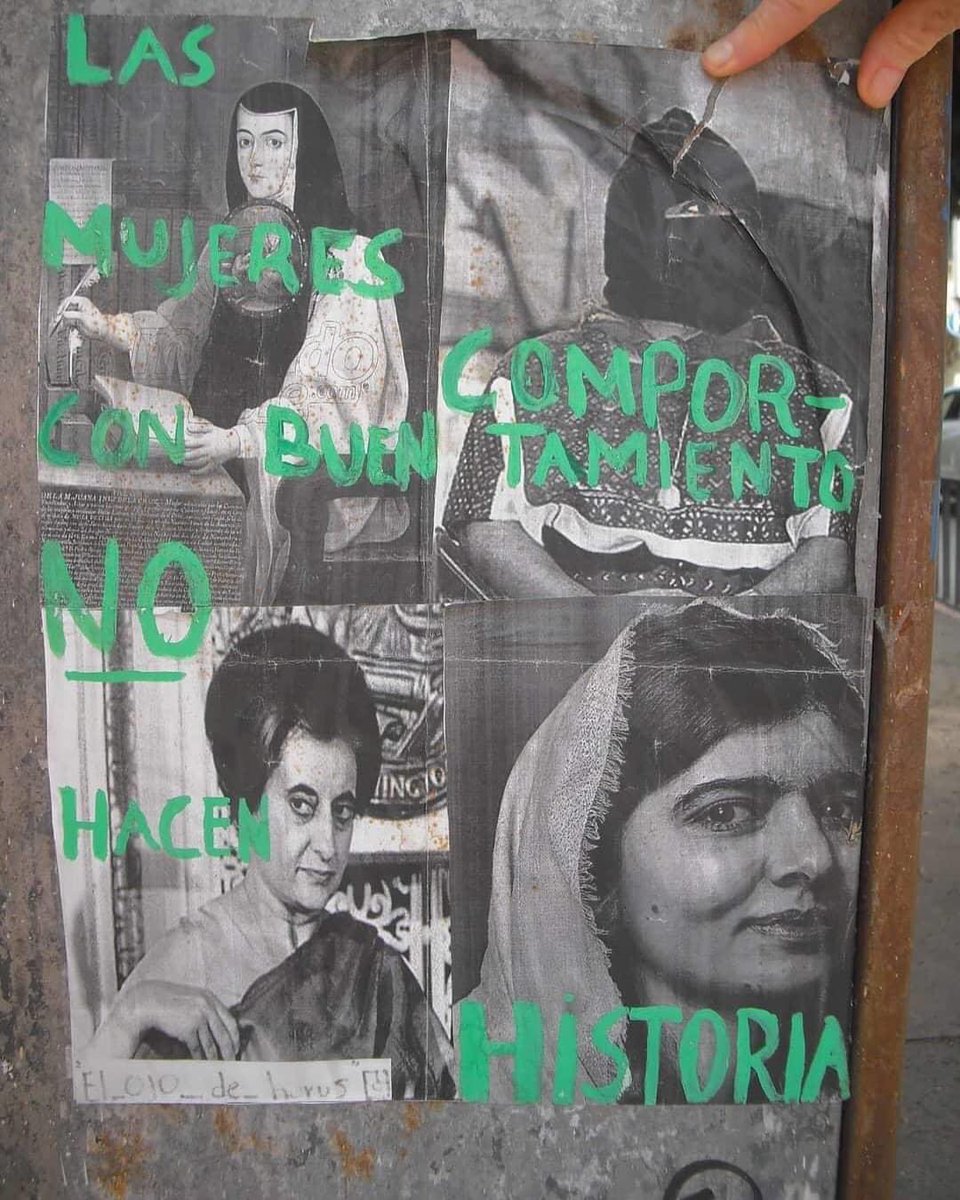 Mujeres que han hecho historia no se “portan bien” 💚💜💚💜