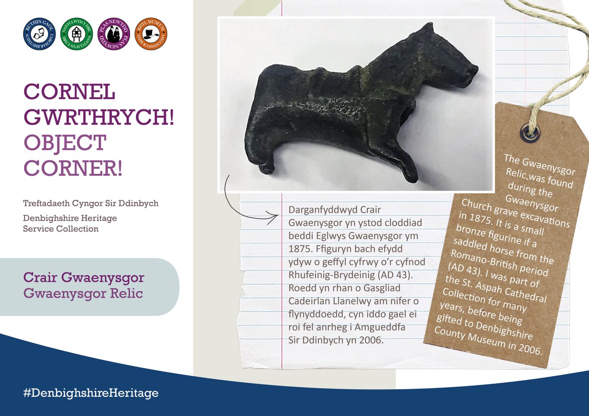 If this week’s Object Corner could talk, the things we could learn!

Why don’t you let us know if you have an object relating to the rich history of Denbighshire County and we could feature it as part of our ‘Object Corner’