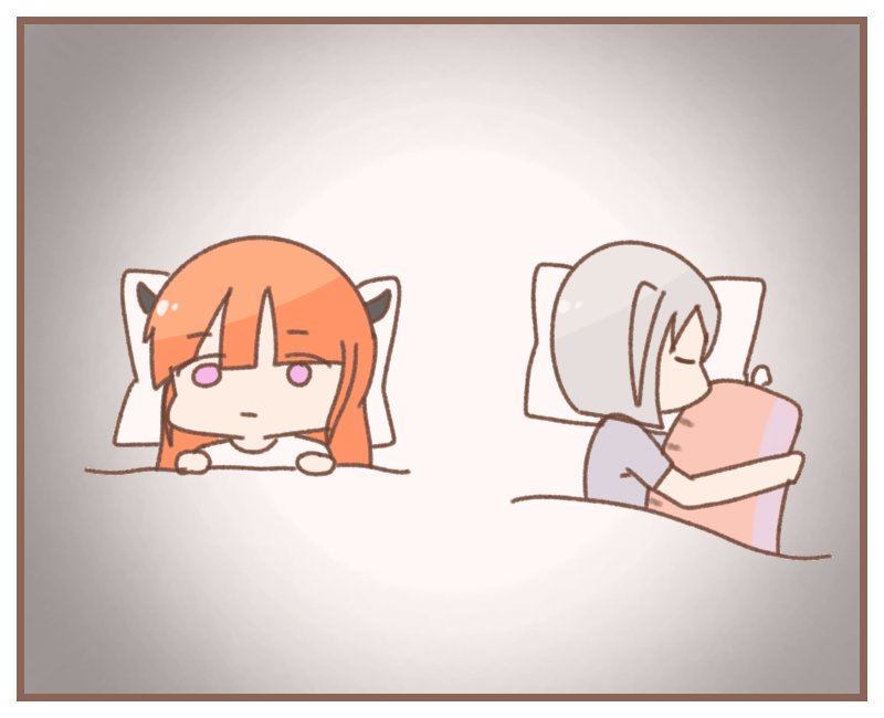 #みかじ絵 #かなたーと
眠れない夜、君のせいだよ 