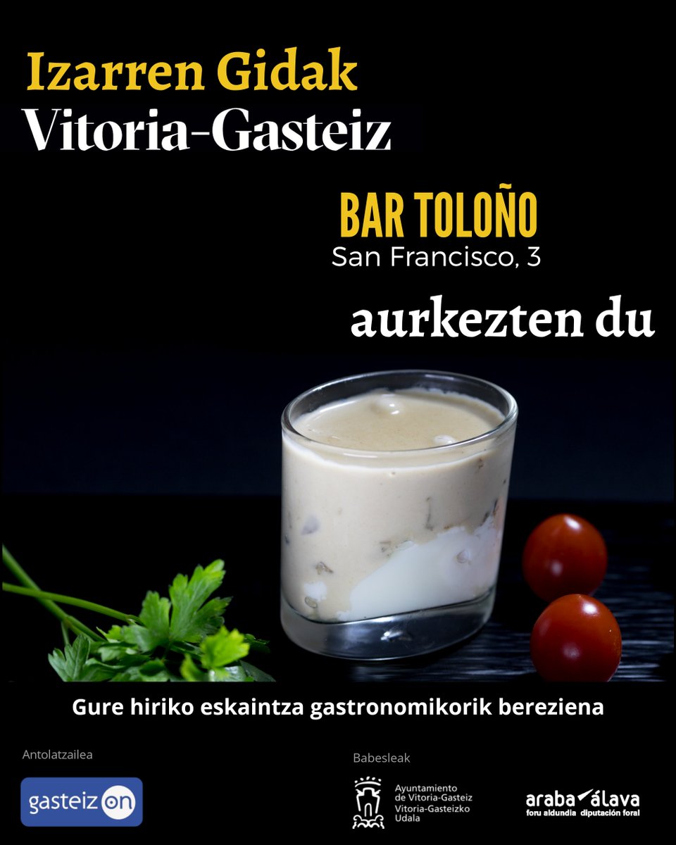 Mañana la #GuiaEstrella de <a href="/gasteizon/">Gasteiz On</a> te acercará a <a href="/ElTolono/">El Colmado Del Toloño Vitoria</a> 

𝙑𝙚𝙣 𝙮 𝙨𝙖𝙗𝙤𝙧𝙚𝙖 #VitoriaGasteiz

Bihar Gasteiz Oneko #IzarrenGida #ElToloño-ra hurbilduko zaitu.
𝙀𝙩𝙤𝙧𝙧𝙞 𝙚𝙩𝙖 𝙙𝙖𝙨𝙩𝙖𝙩𝙪 #vitoriagasteiz

A las 21h en Instagram TV

guiaestrellavitoria.com/es