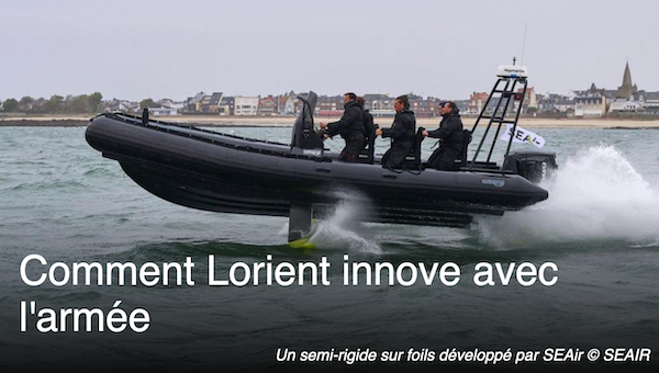SEAirFrance's tweet photo. [On en parle] @MeretMarine • « Comment Lorient innove avec l'armée » https://t.co/eYyvBWYjTn - retour sur la visite ministérielle de @florence_parly à Lorient ce 8 septembre 2020 #Fuscolab #eFlyco #SEAir #ReadytoFly https://t.co/cZJ4t5PZOC