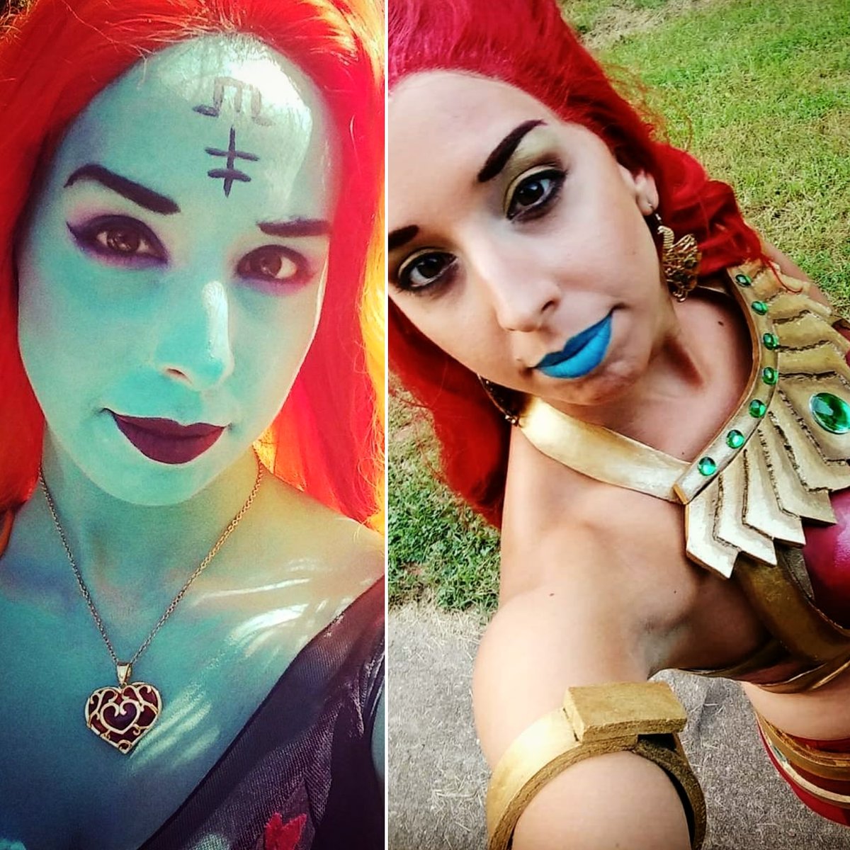 masterswordband's tweet photo. Lily's done outfits inspired by Midna and Urbosa for our music videos...who do you think she should cosplay as next?? π€
#cosplay #zeldacosplay #midnacosplay #midna #urbosacosplay #urbosa #zelda #legendofzelda #gerudo #twilightprincess #breathofthewild https://t.co/pYlnNV2KwZ