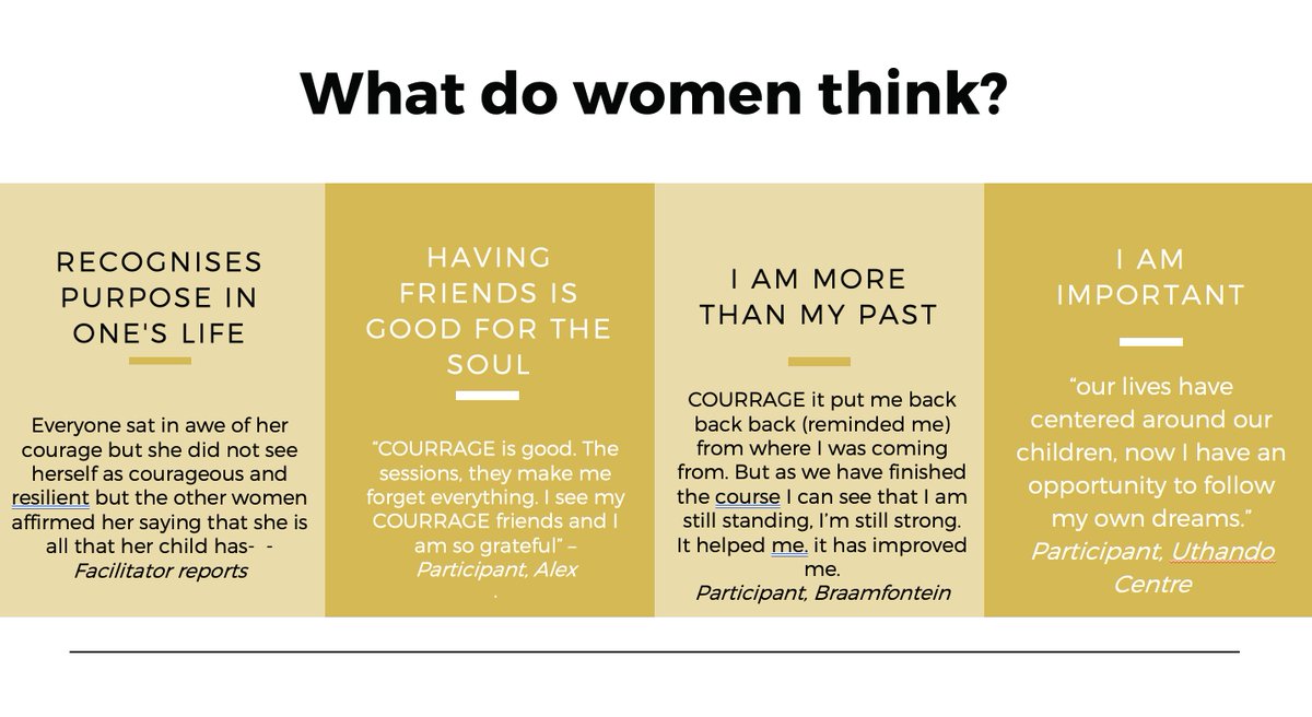 It’s important to use  #StrengthsBased approaches as a route to reducing mental distress and the impacts of related social determinants, says  @thewrittenro at  #IoMHconf2020 #SouthAfrica  #MentalHealth  #Trauma  #Women