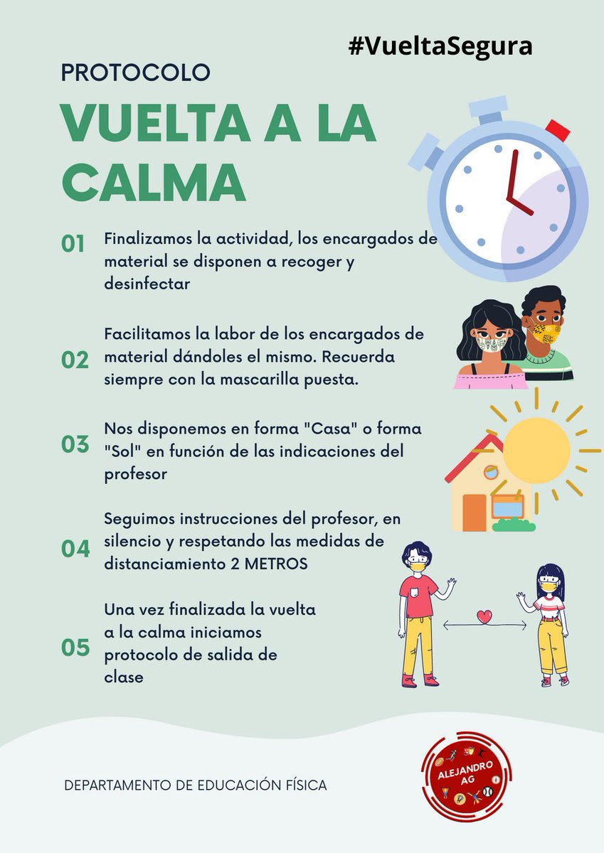AlejandroAnonG's tweet photo. Protocolo Vuelta a la Calma #VueltaSegura en el IES Santo Domingo https://t.co/Rcbep0Dbcz