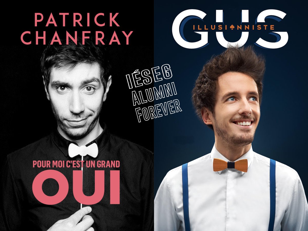 iesegnetwork's tweet image. ✨ Soirée spectacle VIP #IÉSEGAlumniForever ✨
Rejoignez-nous le 18/09 pour LA soirée annuelle du réseau, pleine de magie et d’humour avec deux têtes d&apos;affiche d’exception : @PatrickChanfray et @Gusillusionnist. Un double show qui boostera votre moral ➡️ bit.ly/38z3ota
