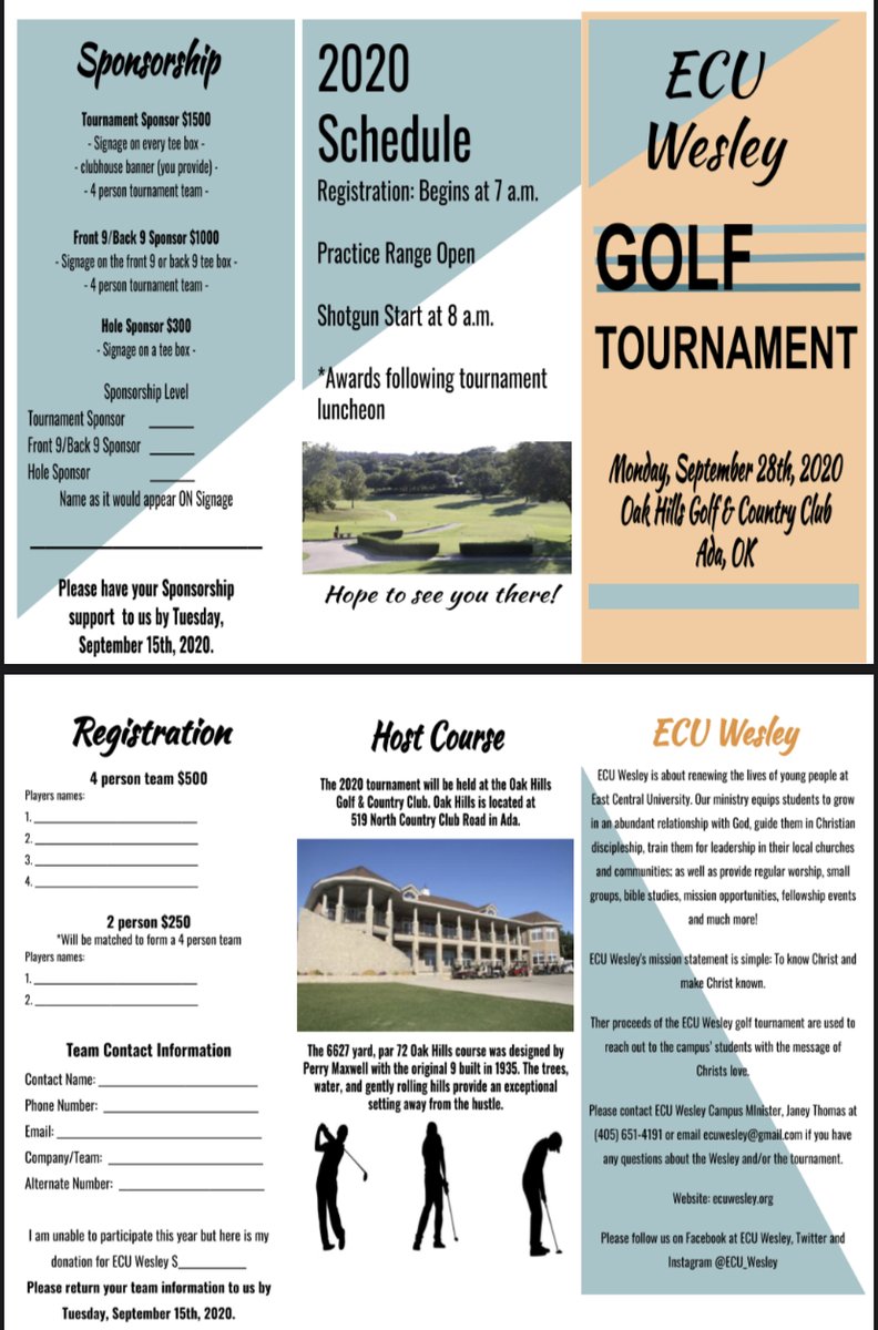 FUMCADA's tweet image. It's about time for golf...