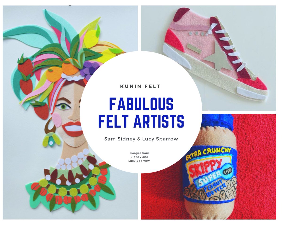 DebraQCEO's tweet photo. Two fabulous felt artists on the blog today! @sewyoursoul and Sam Sidney. https://t.co/C2uKpaNccj #createwithkunin https://t.co/dmqOEevcSX