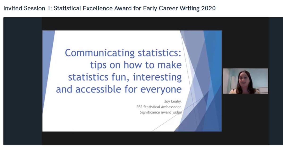 statsyss's tweet photo. Now our @Joy_OfStats statistician at Ireland's National Centre of Pharmacoeconomics and statistical ambassador @RoyalStatSoc is giving some tips on stats communication to a general audience:
▶️Avoid jargon
▶️Choose a topic you're passionate about https://t.co/e7zIIDCakR