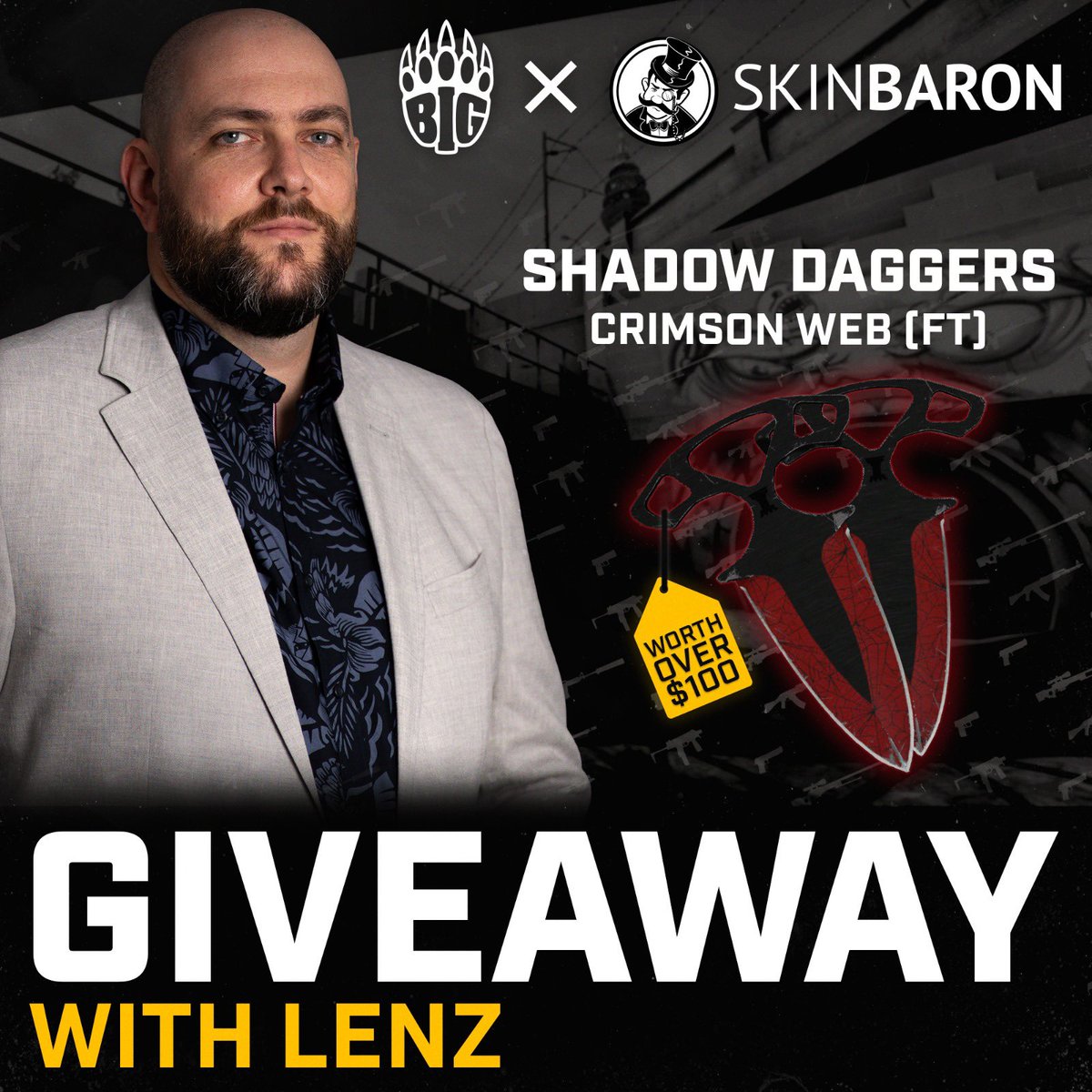 ChristianLenz's tweet photo. It's time to give a little bit back, so I'm holding a giveaway for this nice knife with @SkinBaronEN! To enter:

🔁 Retweet
✅ Follow me and @SkinBaronEN 
👋 Tag a friend

Winner will be drawn on September 18! https://t.co/6w6m0PuAXr