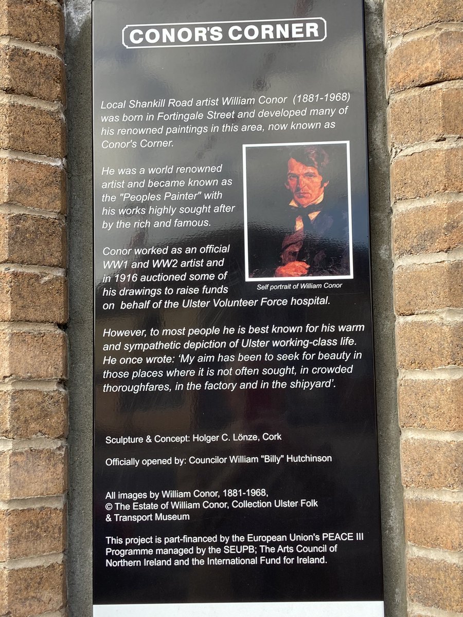 8.  #Belfast  #Conor’sCorner Art of William Conor. 