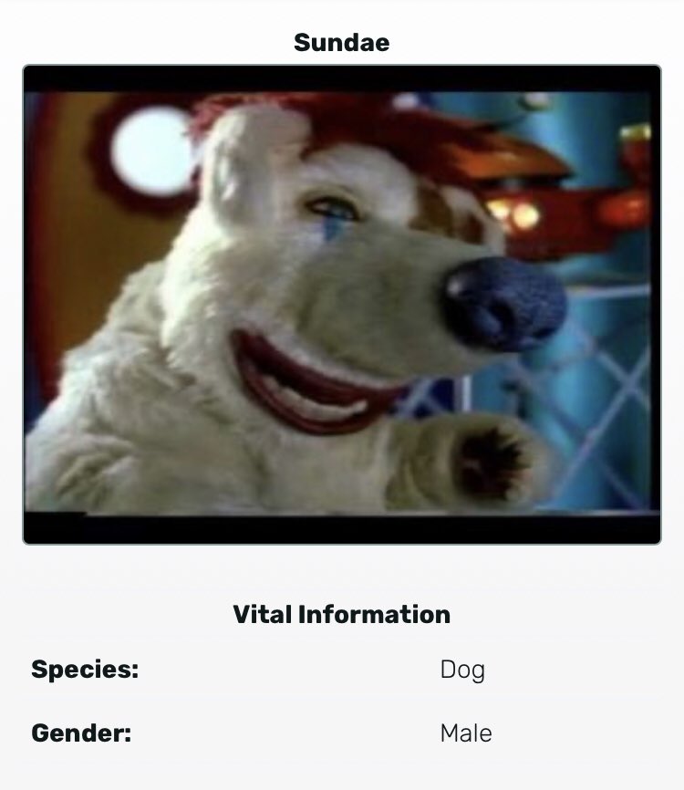 Sundae- the guy who only has pictures from senior prom on his profile even though he’s been out of high school for seven years