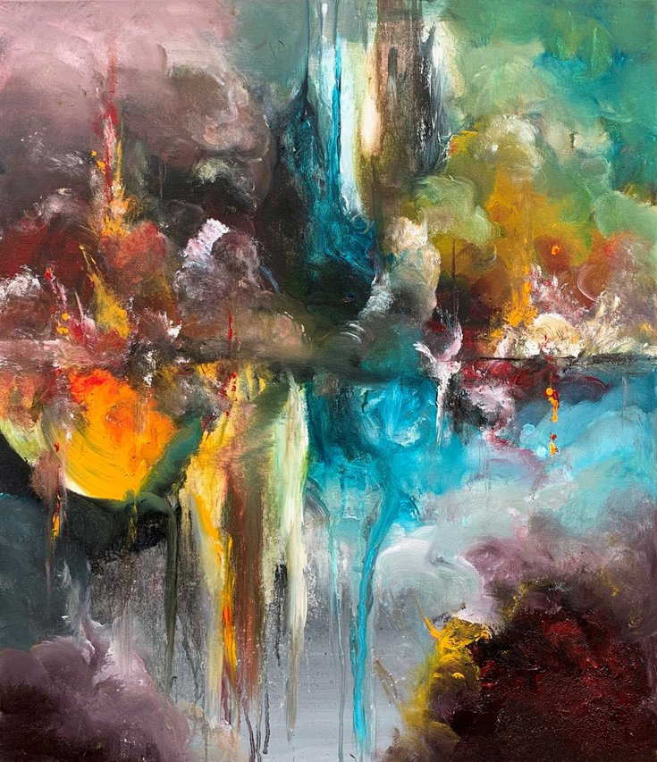 paschamo's tweet photo. " Phantasia 6 “ abstract Painting 60x70… by @paschamo via @artfinder #acrylic #painting #art https://t.co/vd7rXPdT9v https://t.co/niRY2pg1Vy https://t.co/S9Mnj05v6Q