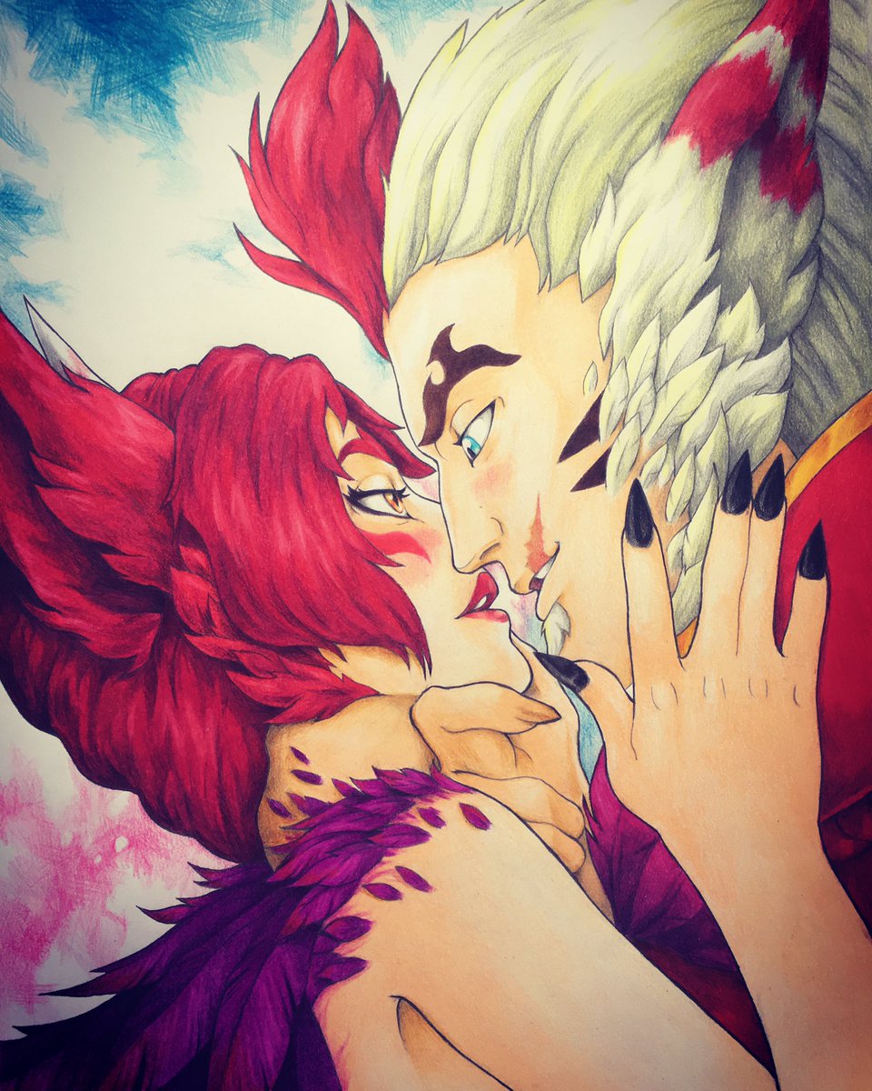 “Did i tell you i love you?” 
“Yess.. but say it anyway.”

“I love you.” ~ 

#xayah #rakan #LeageOfLegends #ArtofLegends #LeagueOfLegendsFanArt ~