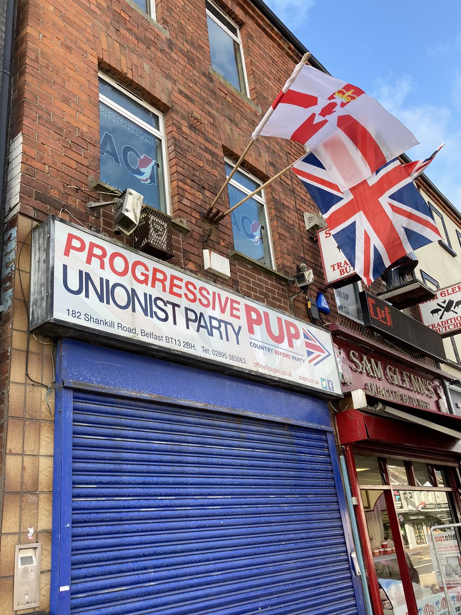 10.  #Belfast The ACT Initiative does very good work on the Shankill. The PUP office, nearby mural. 