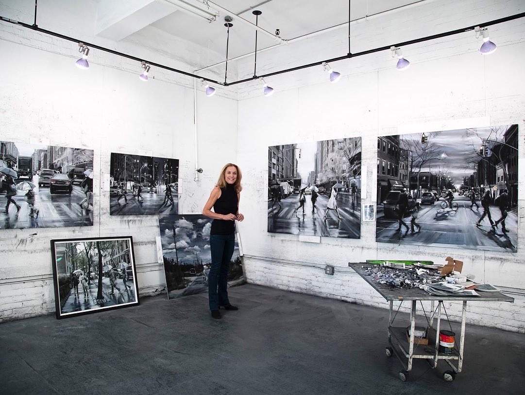 JeraldMelberg's tweet photo. “The pandemic is jarring and life changing in many ways. Many of these works were made just prior, but it did not change the way I am inspired to make art. My muse is New York City, and I feel she is more beautiful now than ever.” 
– Susan Grossman 
https://t.co/pTaZlntP0K https://t.co/SosYDK8pot