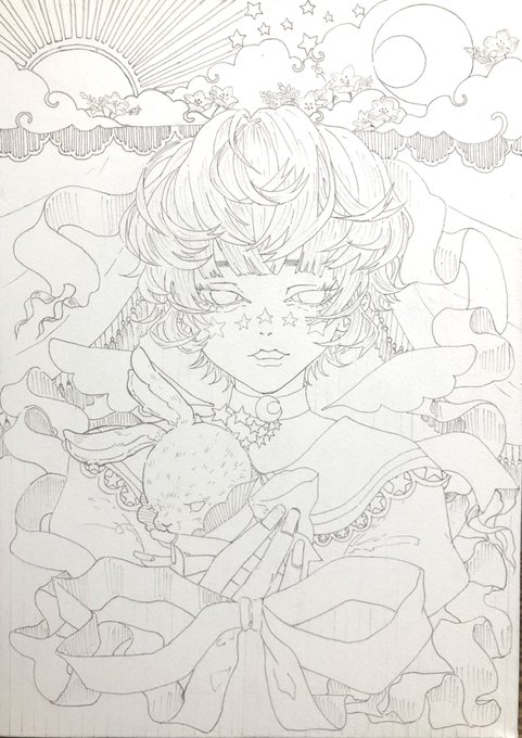 線画おわったぁー!!!!
色塗り直ぐ入りたいけどやらなきゃいけないことがあるので今週塗れるかどうか???
せっかくなら完成させて展示したいけど間に合わなさそう??? 