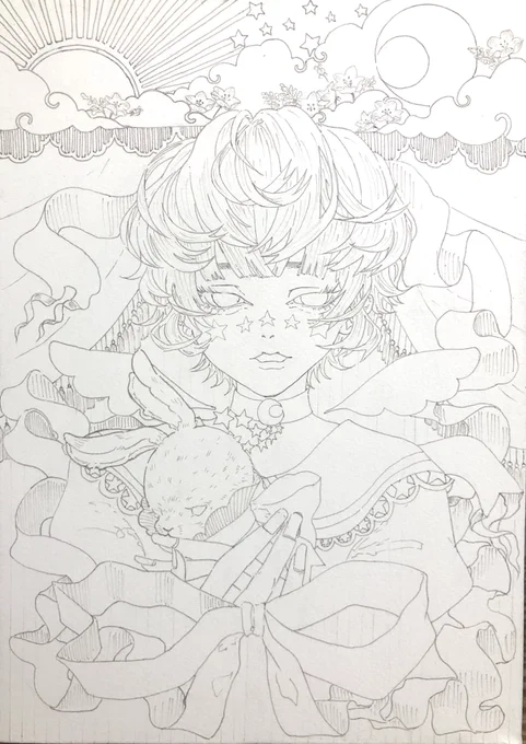 線画おわったぁー!!!!
色塗り直ぐ入りたいけどやらなきゃいけないことがあるので今週塗れるかどうか???
せっかくなら完成させて展示したいけど間に合わなさそう??? 