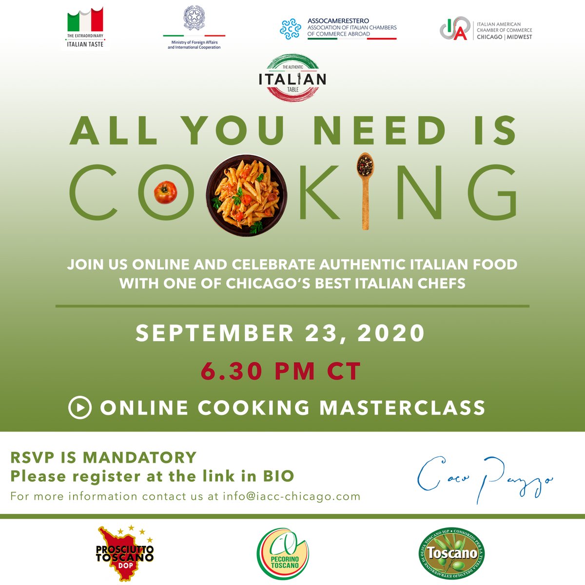 IACC-Midwest (@iaccmidwest) on Twitter photo Continue on the journey discovering True Italian flavors with our ONLINE cooking event "ALL YOU NEED IS COOKING" 🇮🇹in collaboration with <a href="/TasteTrue/">True taste</a> <a href="/assocamestero/">@assocamerestero</a> and <a href="/CocoPazzoChi/">Coco Pazzo</a>, info here: bit.ly/2Fdz9z9 #trueitaliantaste #iffoodcouldtalk #ExtraordinaryItalianTaste Continue on the journey discovering True Italian flavors with our ONLINE cooking event "ALL YOU NEED IS COOKING" 🇮🇹in collaboration with <a href="/TasteTrue/">True taste</a> <a href="/assocamestero/">@assocamerestero</a> and <a href="/CocoPazzoChi/">Coco Pazzo</a>, info here: bit.ly/2Fdz9z9 #trueitaliantaste #iffoodcouldtalk #ExtraordinaryItalianTaste