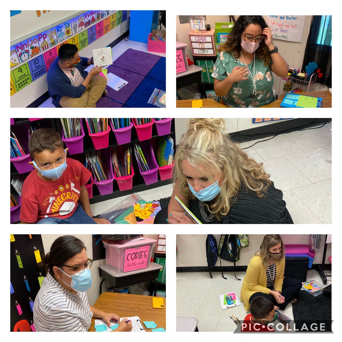 ReadandWriteBFF's tweet image. Literacy coaching lab site in grade 1 @cisdsouthside #practicetime