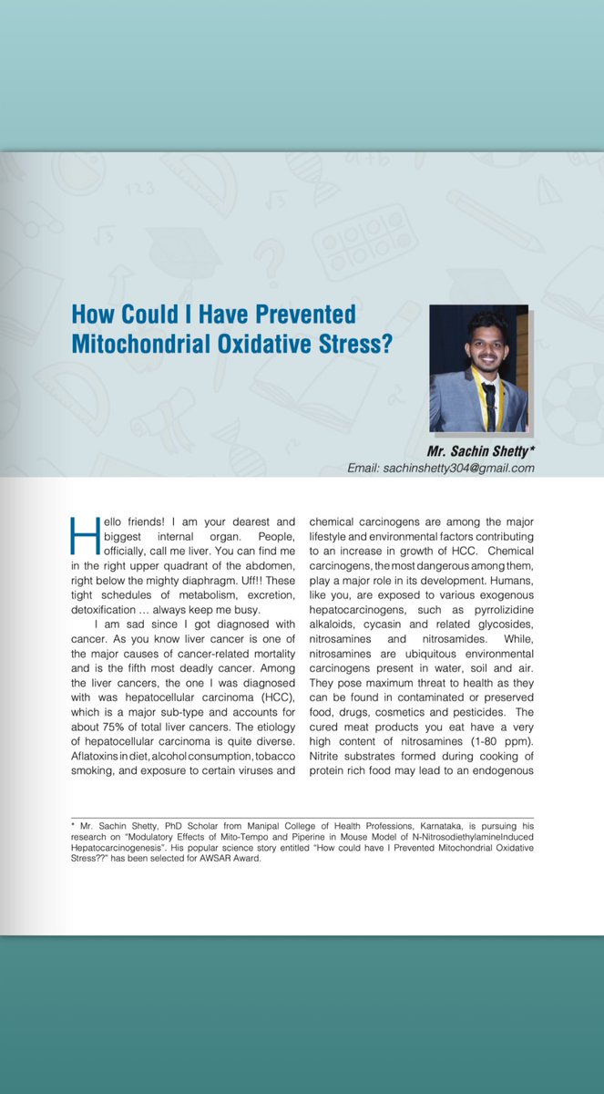 Awsar Awarded Popular Science Stories-2019# DST# Govt. Of India <a href="/MCHP_MAHE/">MCHP</a> <a href="/Nuclear/">Terror</a> medicine