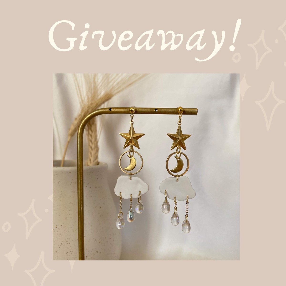 celest_co_'s tweet photo. ☁️ GIVEAWAY ☁️ 
Winner will win our most loved cloud pair! 
Rules: 
🌛 Must be following @celest_co_ 
🌛 RT &amp; Like this post
🌛 Tag a friend or more 

Extra entries:
☁️Follow our Instagram: https://t.co/2nedEi1TNA 
☁️Feel free to enter our insta giveaway too! https://t.co/okTEgI7dbo