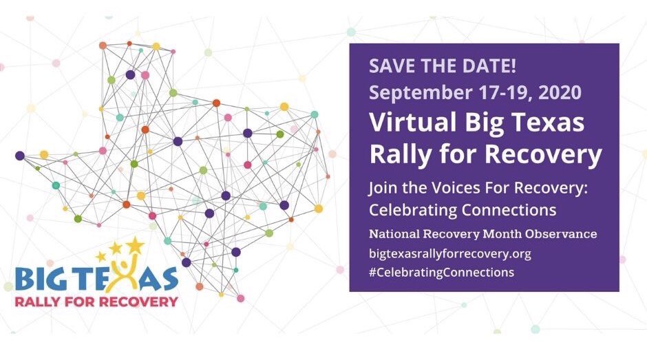 rally_big's tweet photo. Thursday 9/17: Youth Connections 
Friday 9/18: Prevention Treatment Recovery
Saturday 9/19: Paths to Recovery 

#celebratingconnections #btrr2020 #recoverymonth #manypathways #recovery https://t.co/FvfCli4JSw