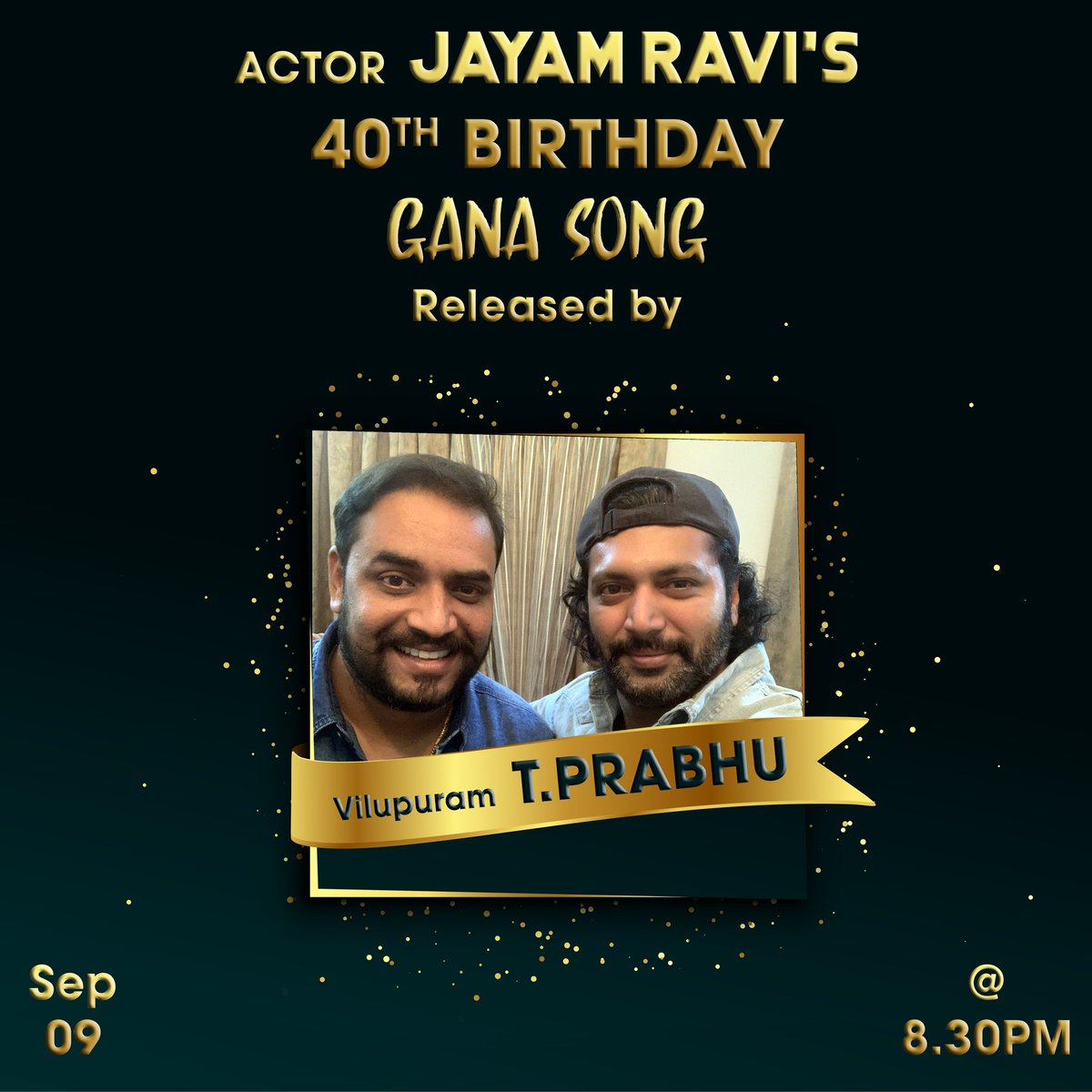 Suraj_jaarus's tweet photo. Next Special Gaana Song for @actor_jayamravi Birthday to be released by 4 Celebrities at 8.30 PM 💥 #GaanaSong

@natty_nataraj , #KadhalSukumar , #SanjanaSingh &amp; @jeyamprabhu86 🔥

#HBDJayamRavi #JayamRaviBdayCommonDP
https://t.co/YA0upVop2d