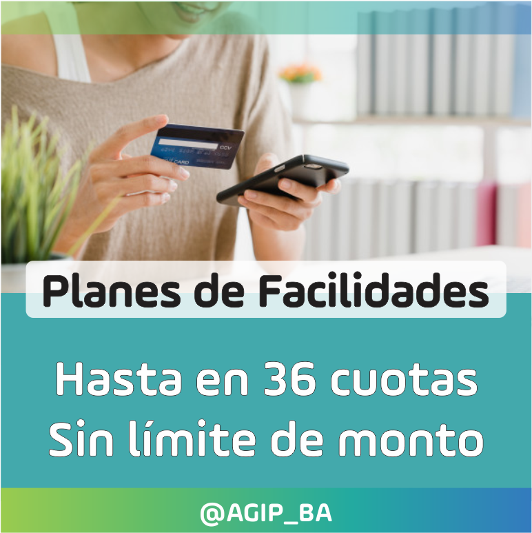 AGIP_BA's tweet photo. Conocé más acerca del Plan de Facilidades vigente, para todos los impuestos. Permite incluir deuda administrativa y judicial, hasta en 36 cuotas. Más información aquí: 
https://t.co/Nw74Vy5QXh https://t.co/rVwKm9ONlI