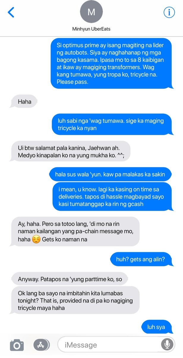 (5) “I see someone’s happy to see me.” ft. jjaen crushing hard on his regular UberEats delivery guy nyeon + jjaen's out-of-the-box attempt at flirting (???!)(written in filo; cursing; don't mind the timestamp; mej sobrang madungis )