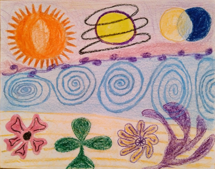 mchughpmtlib's tweet image. Hilma af Klint began painting abstractly years before Kandinsky and Mondrian. We took inspiration from her in our most recent Create and Sip Class.  Thank you for sharing, Jeanette, Margo, Meg, Martyn and Ralph! #createandsip #libraryartclass #distancelearning