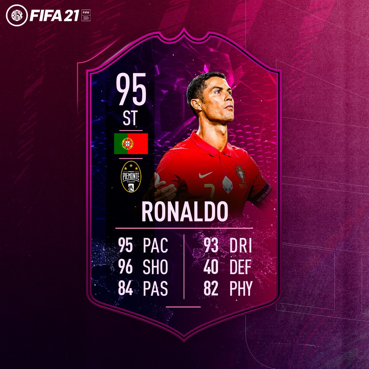 BalanceGFX_'s tweet photo. Cr7 record breaker card design!... @EASPORTSEsp @EASPORTSFIFA @DjMaRiiO @Pumuscor @cachoo01 @MiiKeLMsT 
#fifa21 #easports #design #esports #cr7 #hattrick #fifaratings #bicho #100goals https://t.co/BFYAUrM9fc