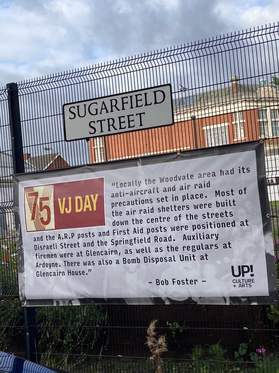 15.  #Belfast Sugarfield Street. Another place my family rented in. Old houses long gone but the Nelson Memorial Church building still stands. Ironically the Reverend Isaac Nelson was a Nationalist MP. 