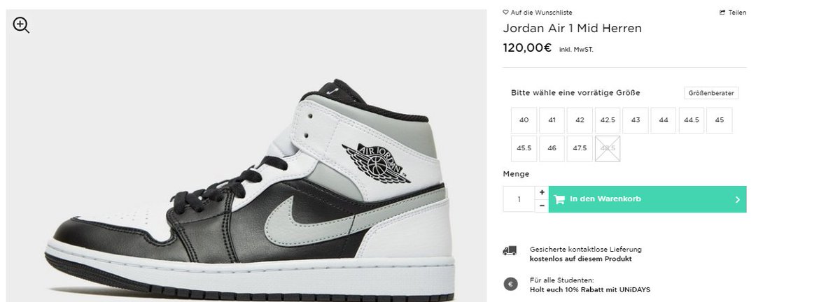 jordan 1 mid smoke grey jd