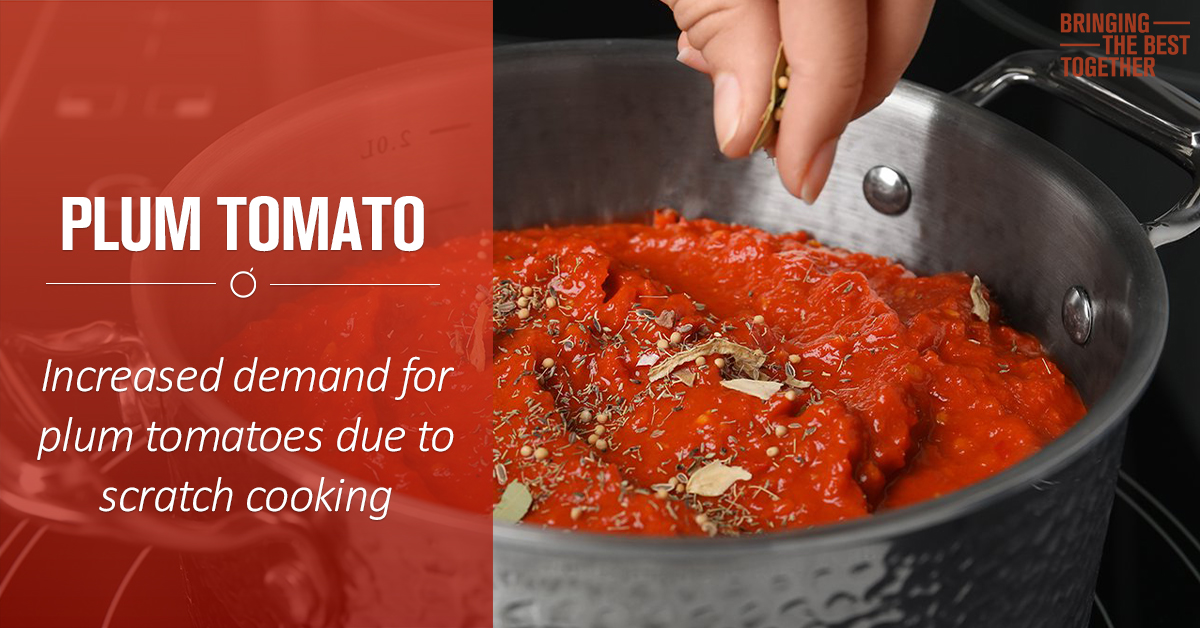 The scratch cooking trend has a major impact on the use of the plum tomatoes, given its good fresh cooking properties. Within the entire plum tomato market (international) we see a clear shift towards larger packaging. levarht.com/2020/09/09/inc…