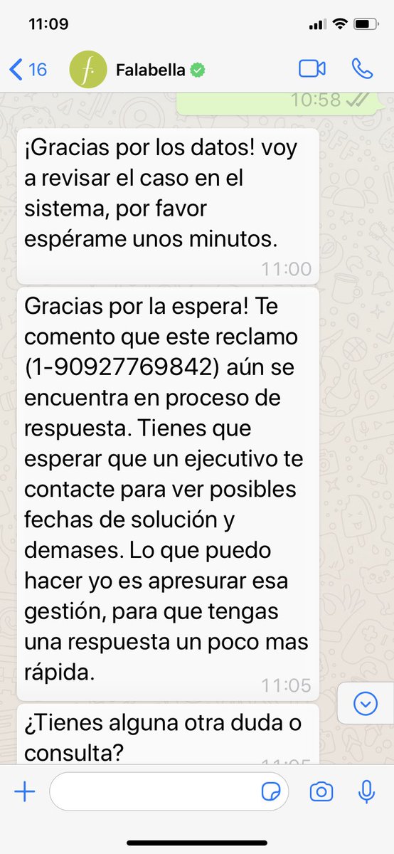 PatricioLotito's tweet image. Acabo de terminar mi nonagésima cuarta batalla con @FalabellaAyuda para que me traigan mi producto que nueva% re programaron y nunca llegó. Lean el diálogo que sostuve con ellos: Nada concreto! Ya pues! Hasta cuando!De nuevo son TT. Oh! Ahora quien podrá ayudarnos? @SERNAC 🤷‍♀️😡