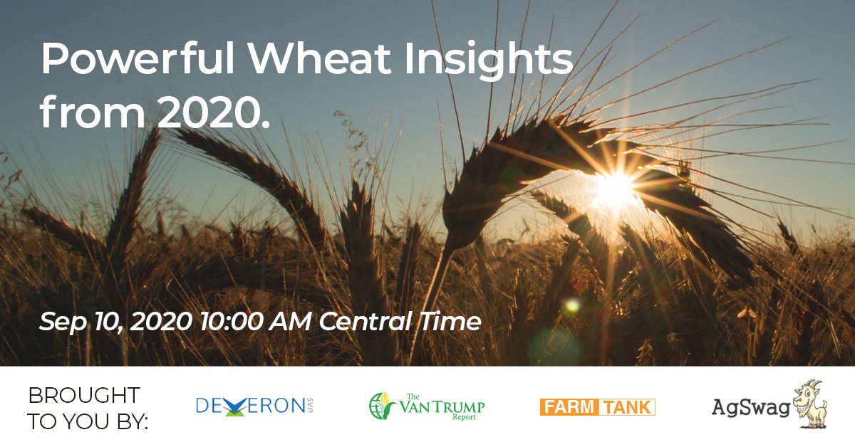 KevinVanTrump's tweet photo. Powerful Wheat Insights we Learned from 2020

When: Sep 10, 2020, 10:00 AM Central Time (US and Canada)

Register in advance for this webinar: https://t.co/6v7Xa9qd3e

Next Week... "Insights on Soil Sampling"

@DeveronUAS @TheAgSwag @FarmTank #VTR #wheat #harvest20 #harvest2020 https://t.co/XggKuo062v