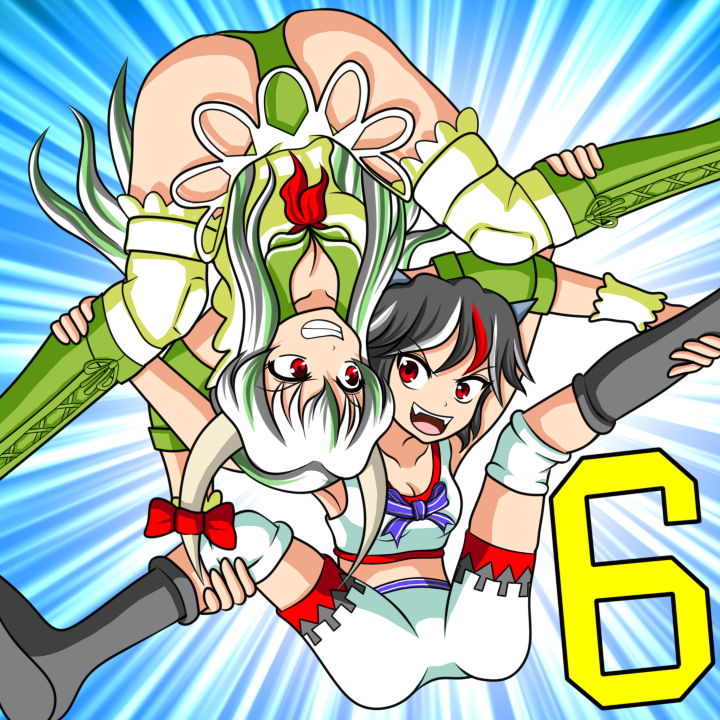 すてかせ On Twitter 正邪 ケケケ 忘れたのか姫 この私の能力を 東方project 上白沢慧音 鬼人正邪 キン肉バスター 何でもひっくり返す程度の能力 この画像は先ほどの画像を180度回転したものです 慧音先生のコスチュームは夢の東方タッグ編から
