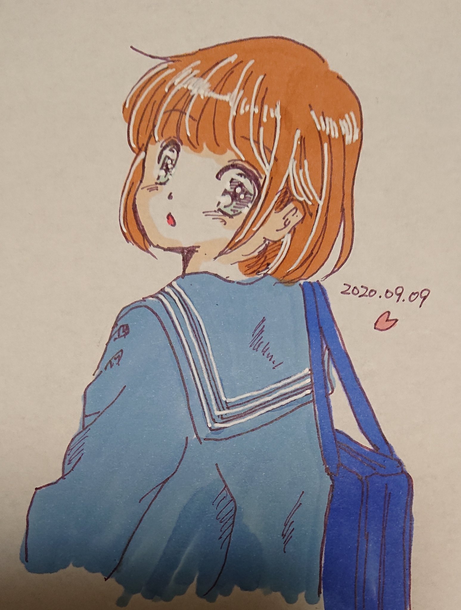 さくら わんたん 振り向きセーラーちゃん セーラー服 オリジナル 女の子 おんなのこ 制服 女の子イラスト 絵描きさんとつながりたい お絵描きさんと繋がりたい お絵かき好きさんと繋がりたい 落書き好きさんと繋がりたい T Co G353zmrczf