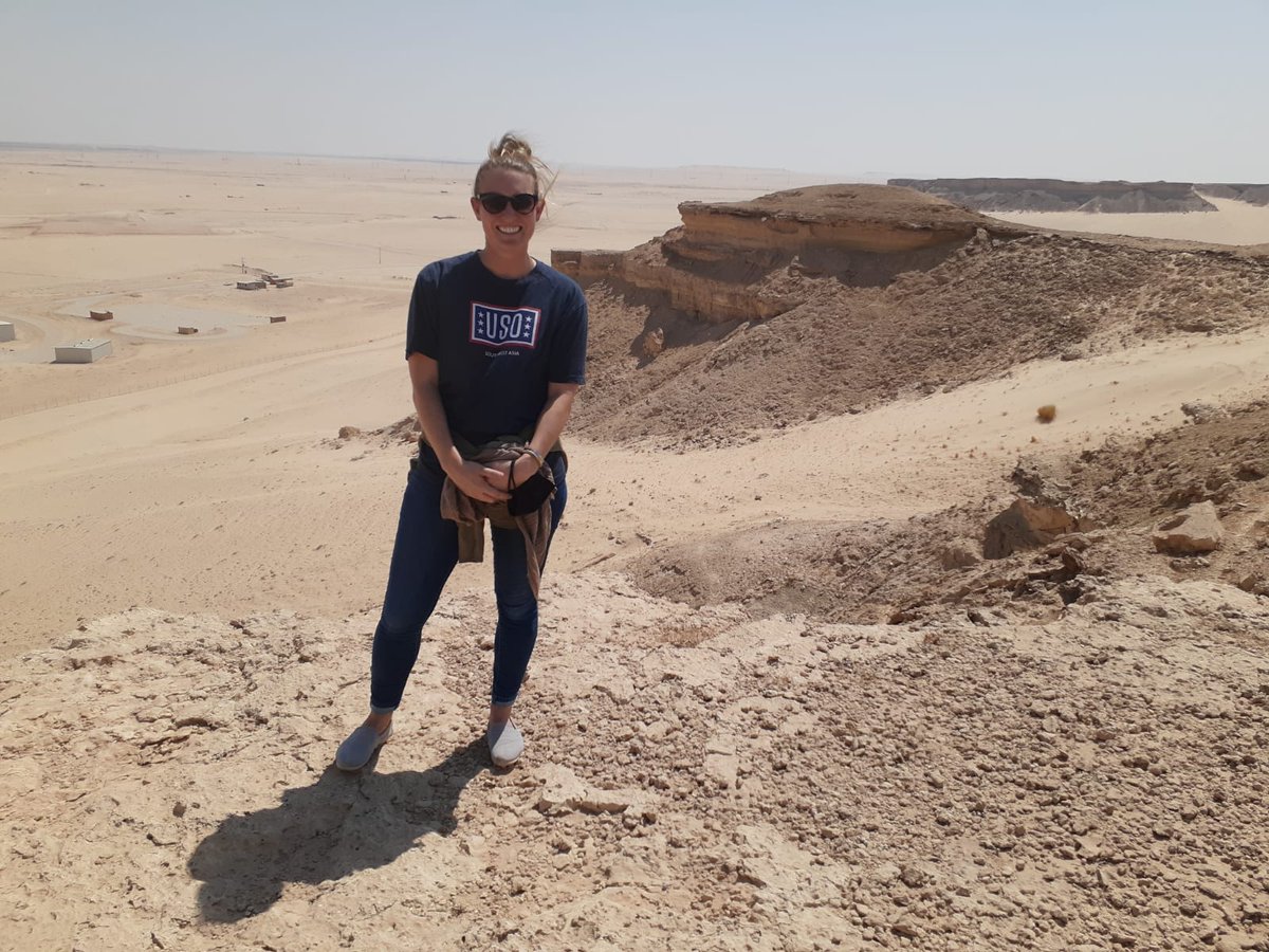 MMSMiddies's tweet photo. We are re-introducing one of our school counselors, Catie Wambaugh! Ms. Wambaugh has been deployed overseas for the past 11 months. She should be returning stateside in the next 4 weeks. We can't wait to have her back with us! #MiddieRising #ThisIsWe https://t.co/agtRgPeZo7